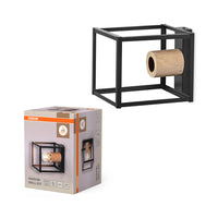 OSRAM DECOR Nairobi wandlamp, zwart, E27 fitting.