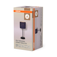 OSRAM DECOR Tafellamp Decor Vilt Geweven Voet grijs, E14