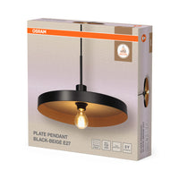 OSRAM DECOR Plaatvormige hanglamp E27, beige