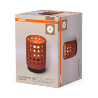 OSRAM DECOR Clay Windows Tafellamp 1xE27 Bruin