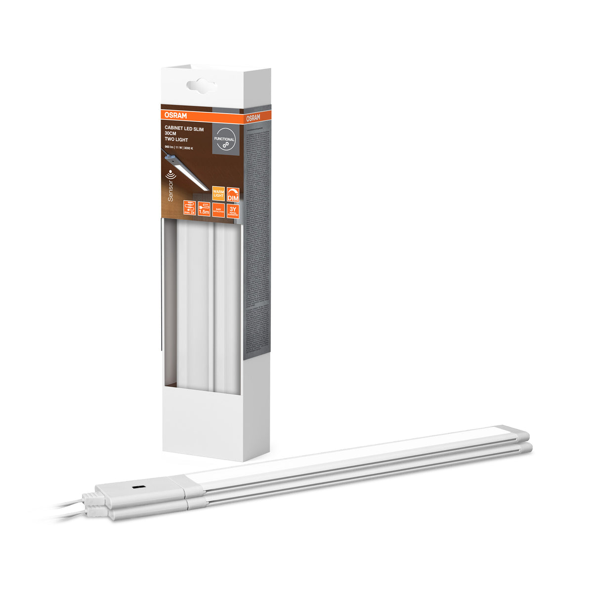 OSRAM Niedervolt-Sensor-Unterbauleuchte, 2 Stück