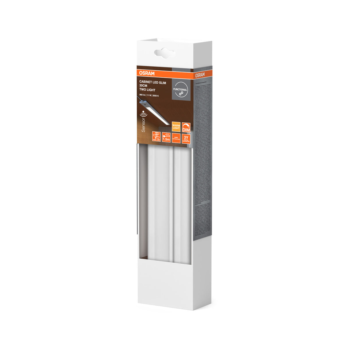 OSRAM Niedervolt-Sensor-Unterbauleuchte, 2 Stück