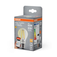 OSRAM Matter SMART+ Classic LED-filamentlamp, dimbaar, 60 mm, 5,5 W, E27