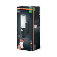 OSRAM Wifi SMART+ Muurcamera Bediening Tuinlamp met HD-camerasensor 16W / 3000K Warm Wit