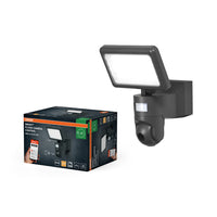 OSRAM Wifi SMART+ FLOOD CAMERA CONTROL Tuinspot met HD-camerasensor 23W / 3000K Warm Wit