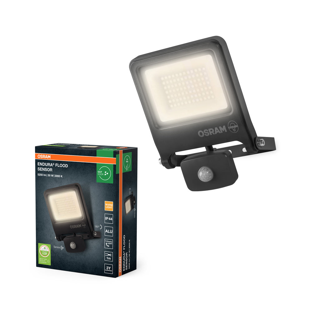 OSRAM ENDURA® FLOOD Sensor Warm Wit 50 W 3000 K DG