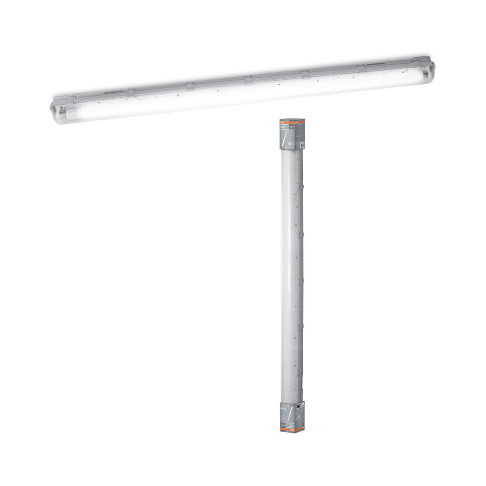 OSRAM LED SubMARINE vochtbestendige armatuur, koel wit, inclusief 1x vervangbare LED-buis, 120 cm