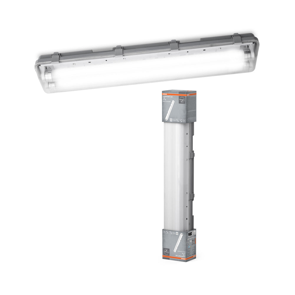 OSRAM SUBMARINE LED-plafondlamp, geschikt voor vochtige ruimtes, 65,1 cm, 2 lampen, 16W / 4000K koel wit