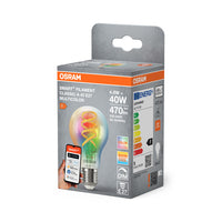 OSRAM SMART+ Matter Filament Classic shapes Multicolor 4.8W 827–865 Multicolor E27