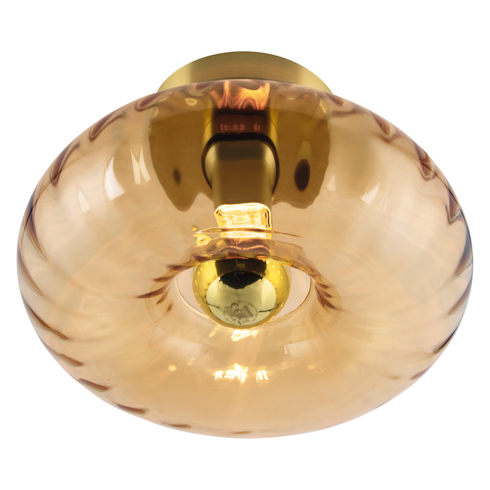 OSRAM DECOR Gouden Glazen Plafondlamp E27 Goud