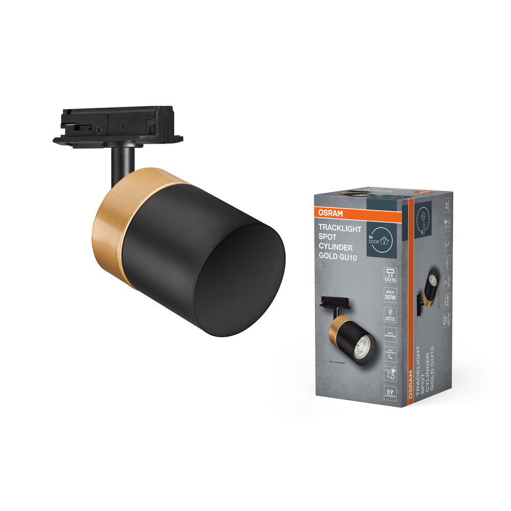 OSRAM TRACKLIGHT Schienensystem Leuchte, gold/schwarz