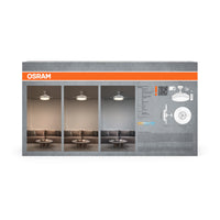 OSRAM LED-plafondventilator, uitschuifbaar, 66W, wit, 3000K-6500K