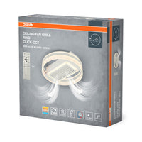 OSRAM LED plafondventilator vierkant 55W CCT wit 3000K-6500K