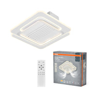 OSRAM LED-plafondventilator Square 55 W CCT wit 3000 K-6500 K