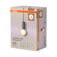 OSRAM DECOR Concrete Mic hanglamp 1xG9 Donkergrijs