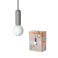 OSRAM DECOR Concrete Mic hanglamp 1xG9 Donkergrijs