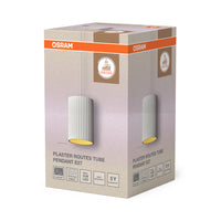 OSRAM DECOR Plaster Routes Tube Hanglamp 1xE27 Wit