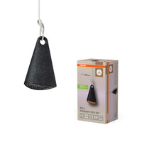 OSRAM Decor Bell hanglamp E27 zwart, hanglamp, metaal, PCR, gemaakt van gerecycled materiaal