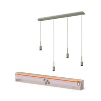OSRAM DECOR Needle hanglamp, lineair, beige, 4xE27