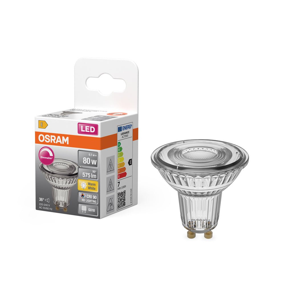 OSRAM LED-lamp LED SUPERSTAR PAR16 7W 927 GU10, 575 lm, 2700 K, warm wit