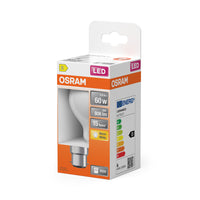 OSRAM LED-lamp LED Retrofit CLASSIC A 6,5W 827 Matglas B22d, 806 lm, 2700 K, warm wit