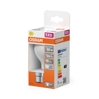 OSRAM LED-lamp LED Retrofit CLASSIC A 6,5W 840 Matglas B22d, 806 lm, 4000 K, koud wit