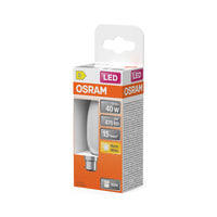 OSRAM LED Lampe LED Retrofit CLASSIC B 4W 827 Frosted B22d, 470 lm, 2700 K, Warmweiß