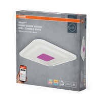 OSRAM Wifi SMART+ ORBIS SADDIE LED RGBW meerkleurige plafondlamp 50x50cm Instelbaar wit 36W / 2700-6500K