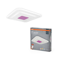 OSRAM Wifi SMART+ ORBIS SADDIE LED RGBW meerkleurige plafondlamp 50x50cm Instelbaar wit 36W / 2700-6500K