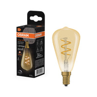 OSRAM Vintage 1906® LED Classic Edison dimbaar 2.8W 822 Goud E14 2