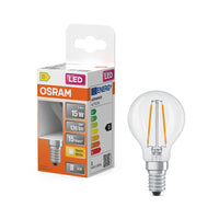 OSRAM LED Retrofit Classic P 1W 827 transparant E14