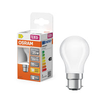 OSRAM LED-lamp LED Retrofit CLASSIC P 2,5W 827 Matglas B22d, 250 lm, 2700 K, Warm wit