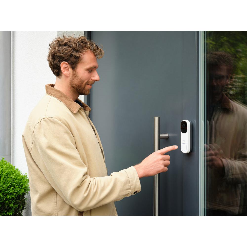 SMART+ WIFI OUTD CAMERA DOORBELL White