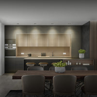 OSRAM LED-spotset voor inbouwmontage, GU10, draaibaar, klikmechanisme, 4,5W, zwart, ⌀68 mm