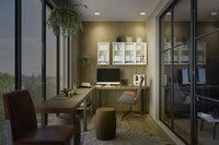 OSRAM LED-spotset voor inbouwmontage, GU10, draaibaar, vierkant, kliksysteem, 4,5W, 827 wit, ⌀68 mm