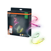 OSRAM SMART+ flexibele Zigbee LED-strips voor buiten met RGBW-dimming, in transparant siliconen, IP65-bescherming, voor terras en balkon