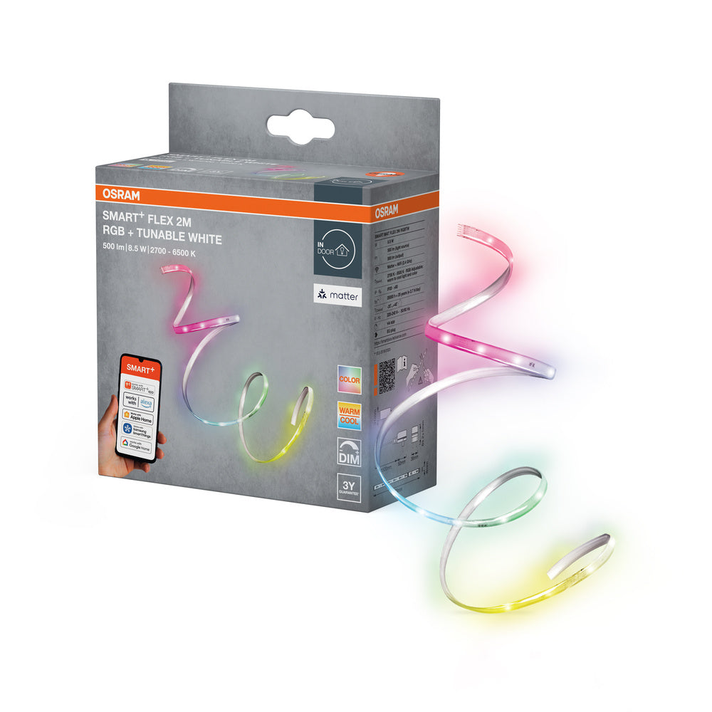 OSRAM Matter SMART+ FLEX LED-strip 2M RGB instelbaar wit