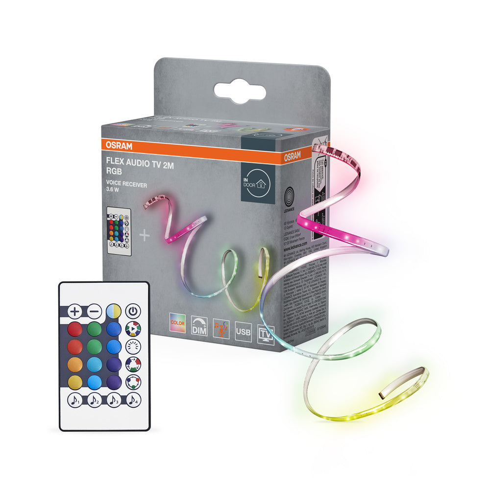 OSRAM FLEX AUDIO TV 2M LED-strip VR, wit, 3,5W, 55lm