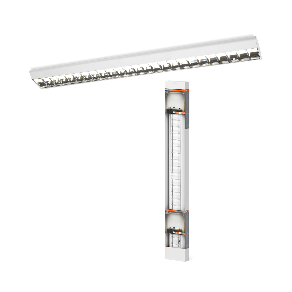 OSRAM Office Line Grid Curve LED Büroleuchte 1,2m Weiß