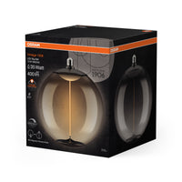 OSRAM Vintage 1906 LED Grote decoratieve lamp met filament-magneetstijl, dimbaar 12W 818 Smoke E27