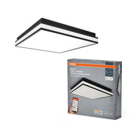 OSRAM Matter SMART+ ORBIS MAGNET LED-plafondlamp 45x45cm, instelbaar wit, 42W / 3000-6500K, zwart