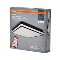 OSRAM Matter SMART+ ORBIS MAGNET LED-plafondlamp 45x45cm, instelbaar wit, 42W / 3000-6500K, zwart