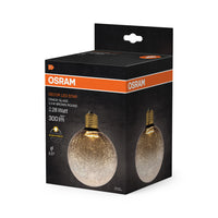 OSRAM DECOR LED-lamp, groot, goudkleurig, elektrisch glas.