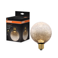 OSRAM DECOR LED-lamp, groot, goudkleurig, elektrisch glas.