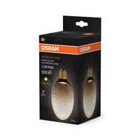 OSRAM DECOR LED-lamp Krackelglas lang bruin