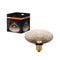 OSRAM DECOR LED-lamp, gebarsten glas, plat, bruin