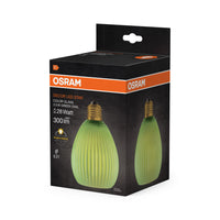 OSRAM DECOR LED-lamp, ovaal van gekleurd glas, groen