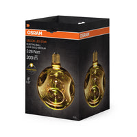 OSRAM DECOR LED-lamp, elektrisch glas, medium goud
