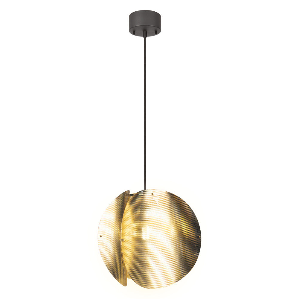 OSRAM DECOR Hanglamp met gevouwen bolvormige kap E27 Goud