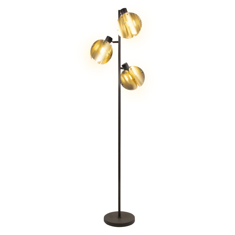 OSRAM DECOR Opvouwbare bolvormige vloerlamp 3xE27 Goud